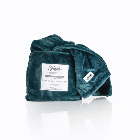 Furlush Waterproof Squirt Blanket - Emerald Green