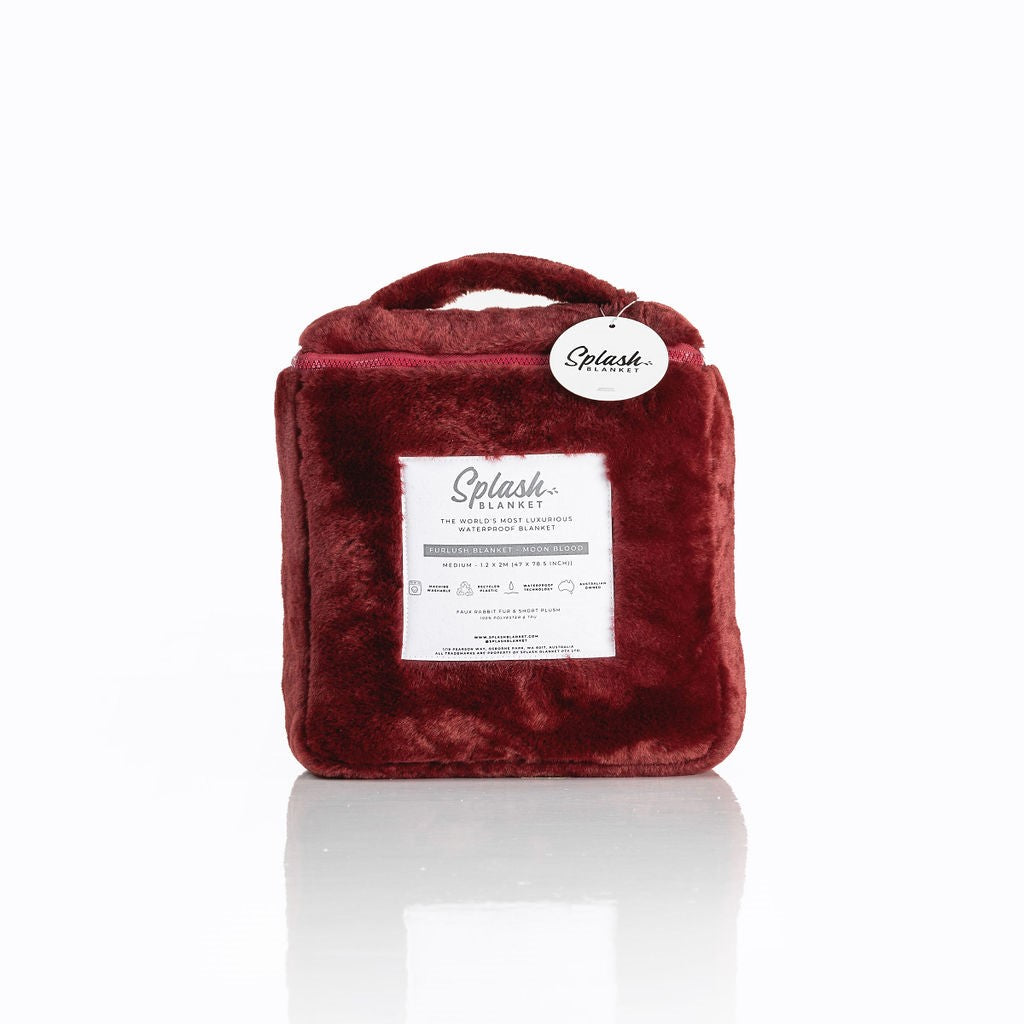 Furlush Waterproof Splash Blanket - Moon Blood
