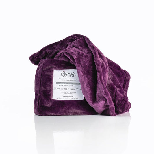 Furlush Waterproof Splash Blanket - Royal Purple