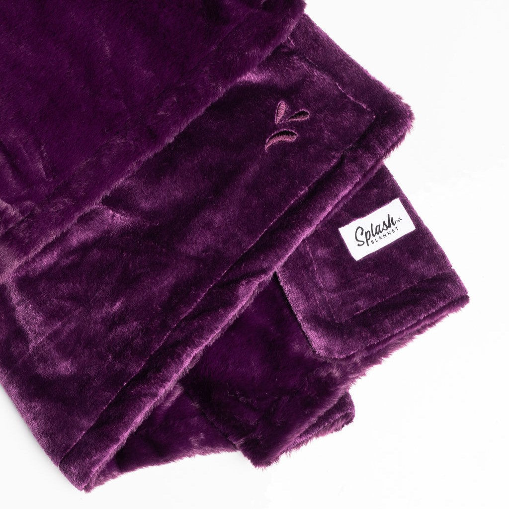 Furlush Waterproof Splash Blanket - Royal Purple
