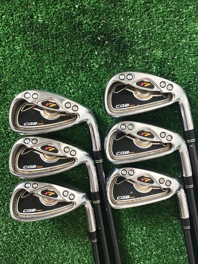 TaylorMade R7 CGB Max Iron Set 5-PW With Regular Black Steel Shafts