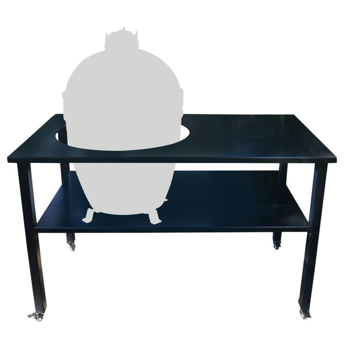 Titan Great Outdoors Kamado Joe BGE Grill Table Fits XL Ceramic Grills Aluminum