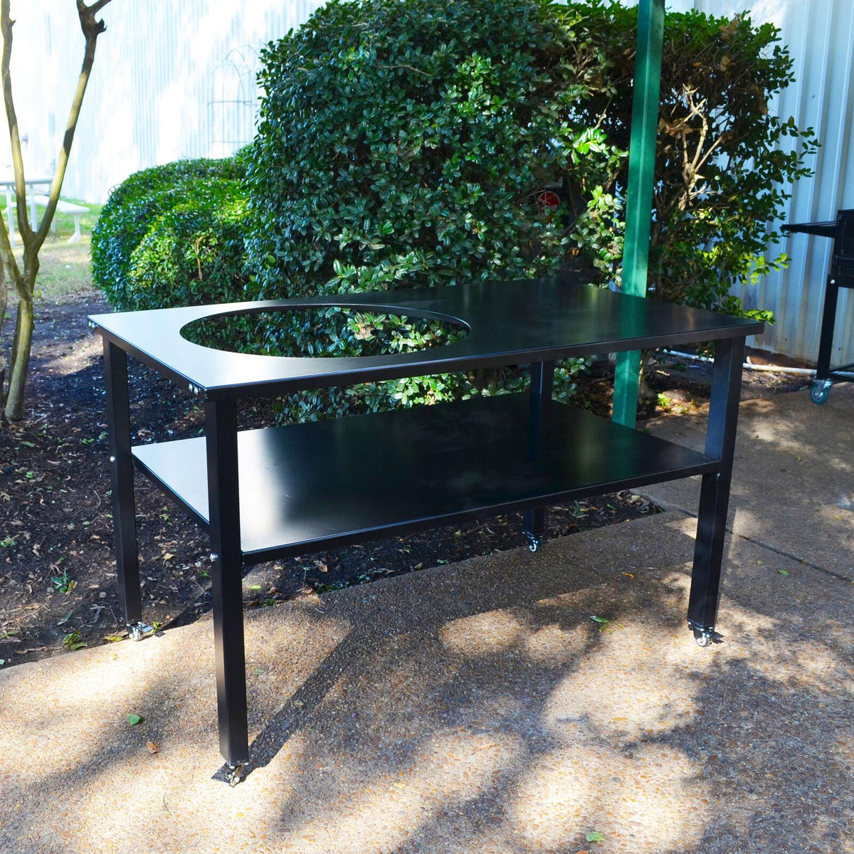 Titan Great Outdoors Kamado Joe BGE Grill Table Fits XL Ceramic Grills Aluminum