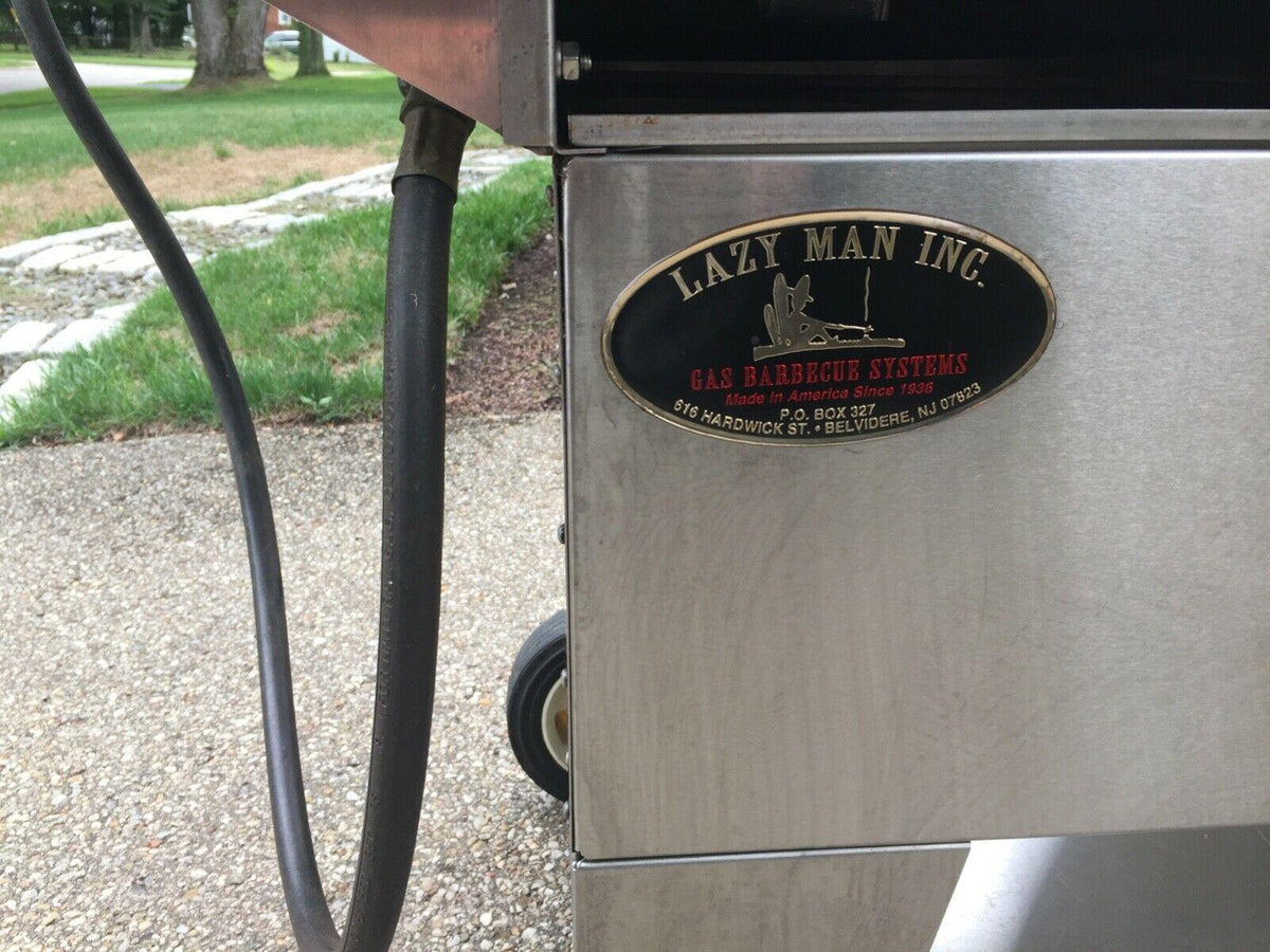 Lazy Man Model A4 Series Propane Gas Stainless Steel Mobile Grill