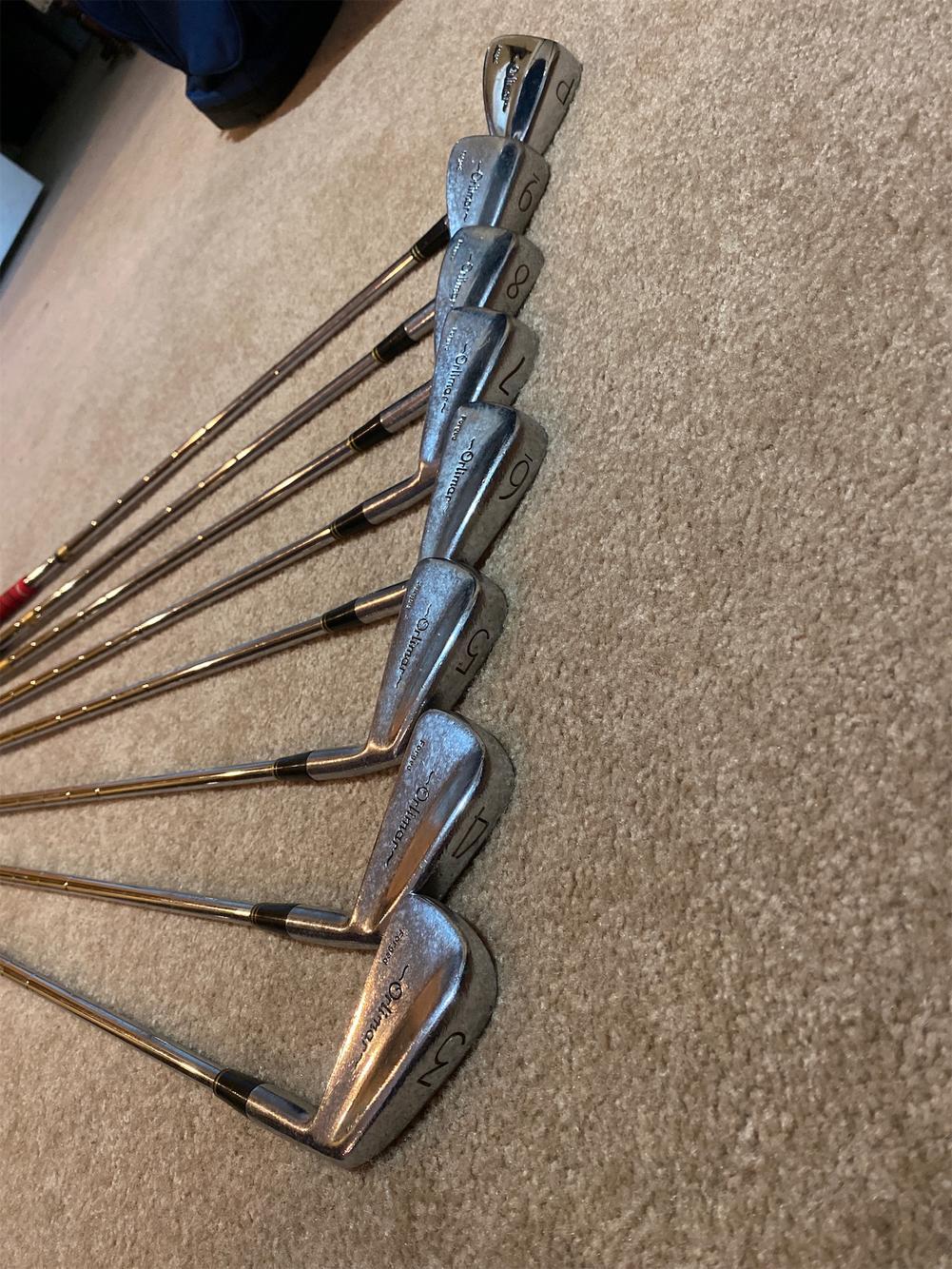 Vintage Orlimar Forged Blade Iron Set 3-PW RH Stiff Flex Steel Shaft