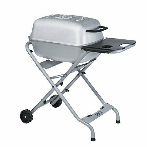 Charcoal Bbq Grill And Smoker Combo Portable Aluminum Outdoor Cooking Barbecue G