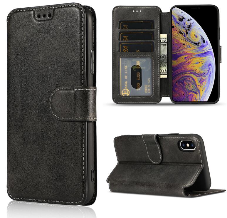 Phone Case - Luxury Leather Wallet Flip Cover For iPhone 11 Pro Max