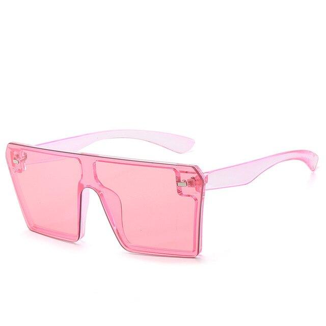 Top Fashion Women Oversize Square Gradient UV400 Sunglasses