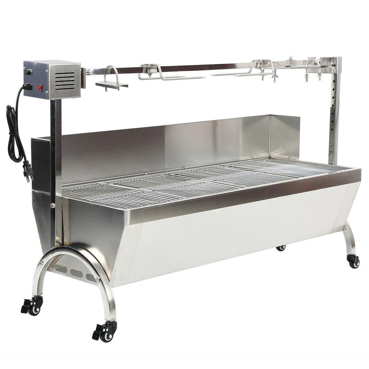 Spit Roaster Rotisserie Pig Lamb Roast BBQ Grill Portable Outdoor Picnic Good