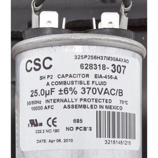 Motor, Century, 1.0hp, 115v/230v, 1-Spd, 56Jfr, C-Face Thd