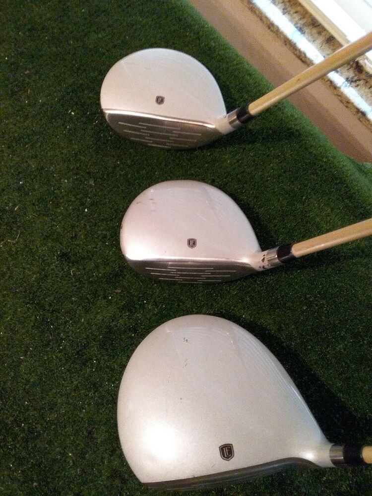 Lady Fairway HSL full set (D,3W,5W,4-6H,7-SW) & Cart Golf bag & rain cover