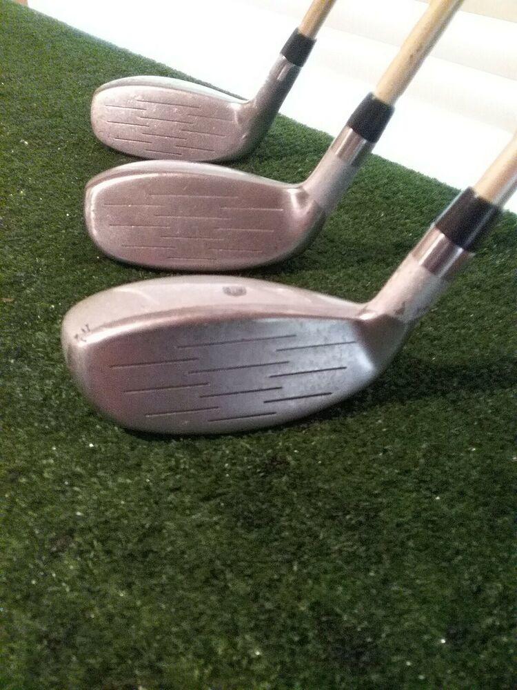 Lady Fairway HSL full set (D,3W,5W,4-6H,7-SW) & Cart Golf bag & rain cover