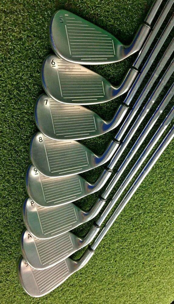 Callaway X-16 Steelhead Iron Set 5-PW,GW,SW / RH / Stiff Steel / NICE / mm4362