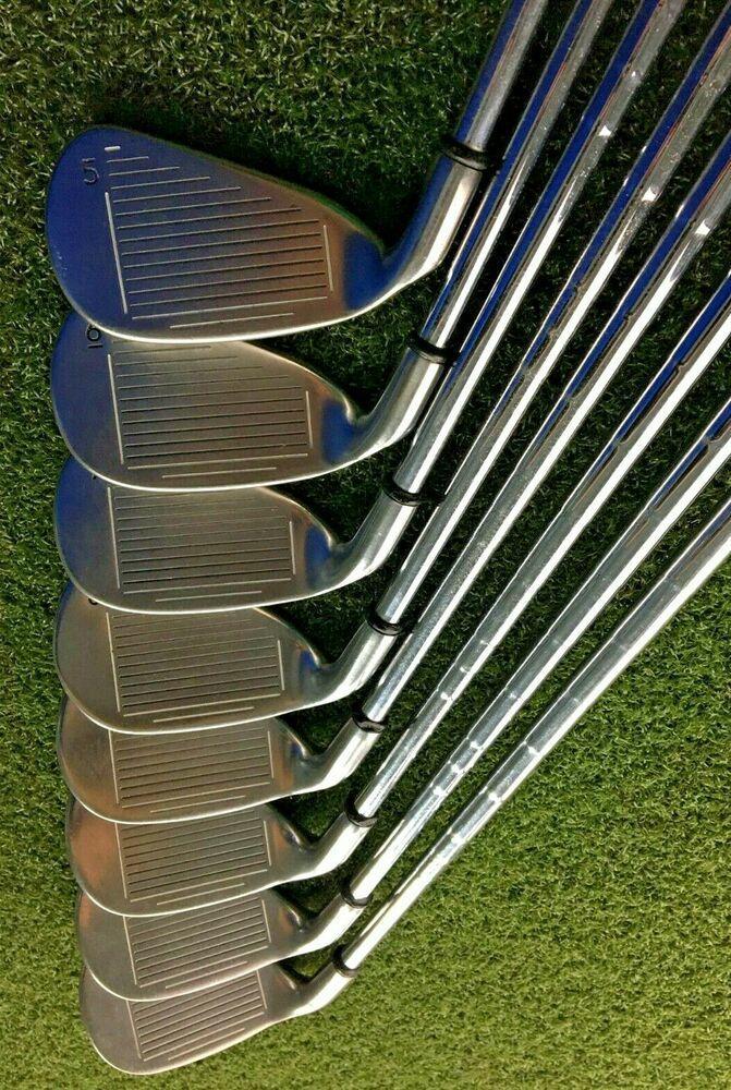 Callaway X-16 Steelhead Iron Set 5-PW,GW,SW / RH / Stiff Steel / NICE / mm4362