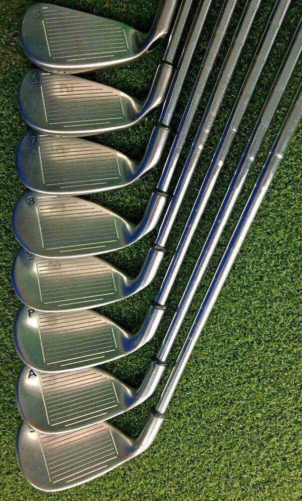 Callaway X-16 Steelhead Iron Set 5-PW,GW,SW / RH / Stiff Steel / NICE / mm4362
