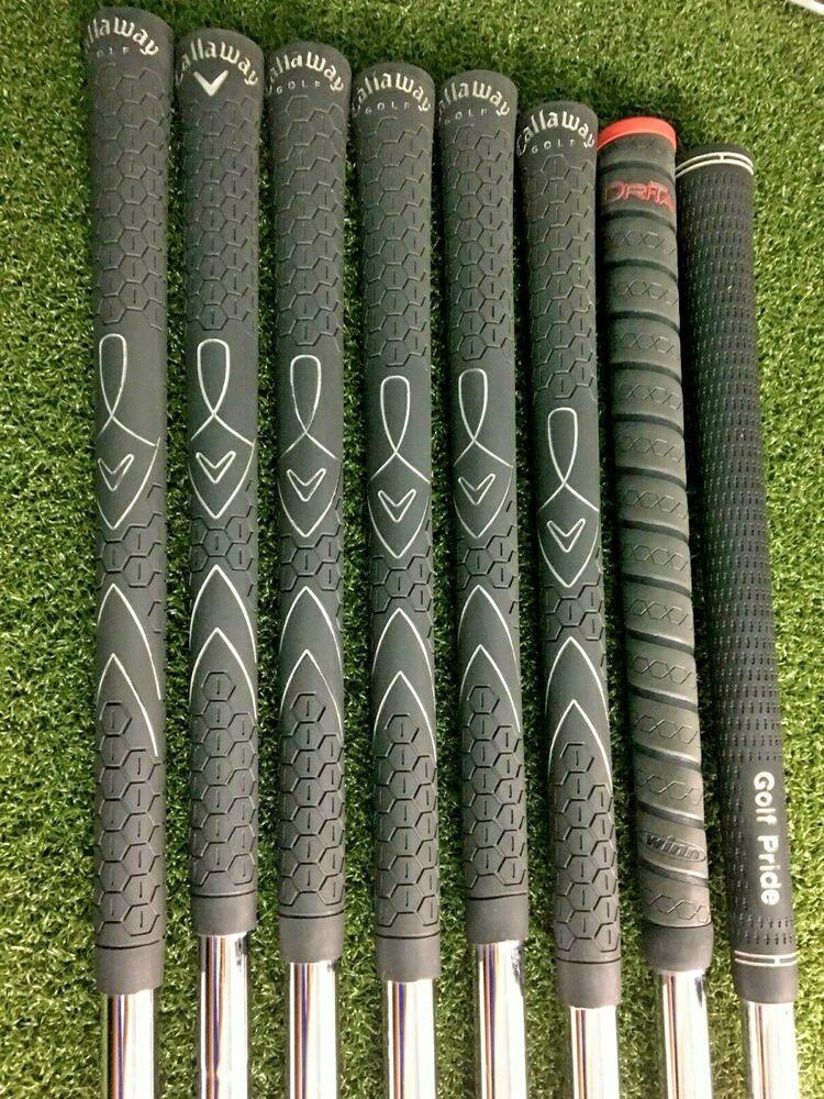 Callaway X-16 Steelhead Iron Set 5-PW,GW,SW / RH / Stiff Steel / NICE / mm4362