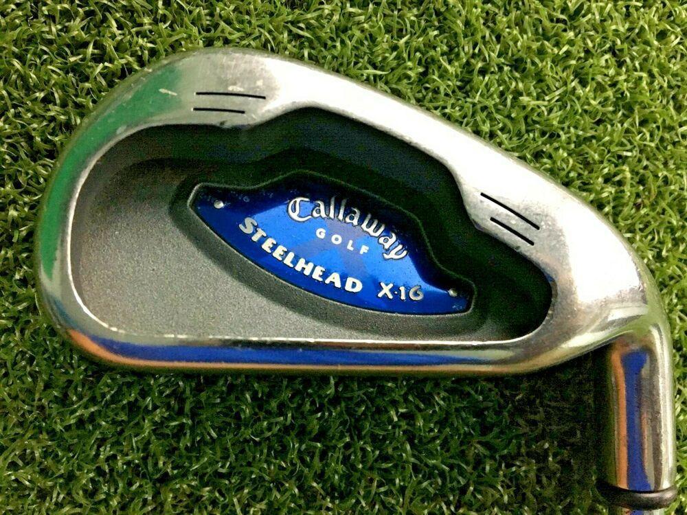 Callaway X-16 Steelhead Iron Set 5-PW,GW,SW / RH / Stiff Steel / NICE / mm4362