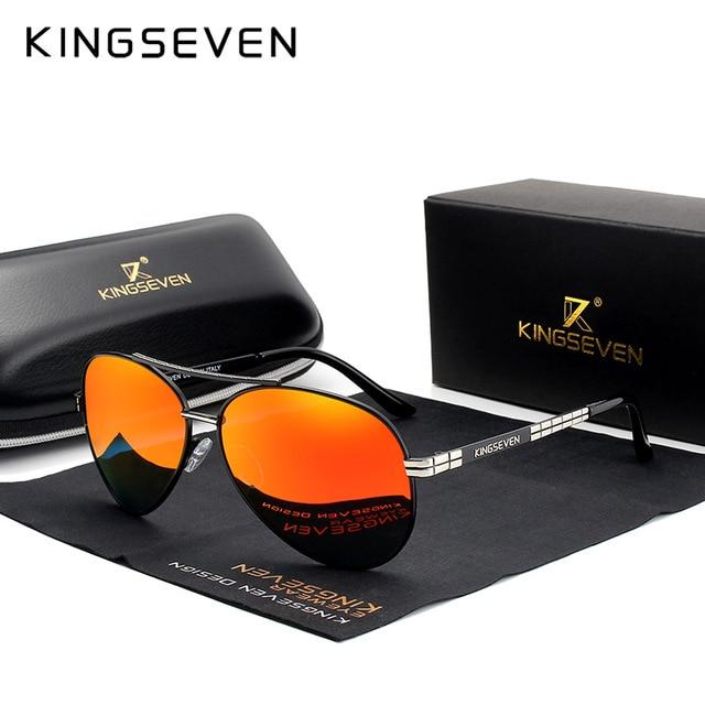 Sunglasses - Designer Men's Pilot HD Polarized Sunglasses