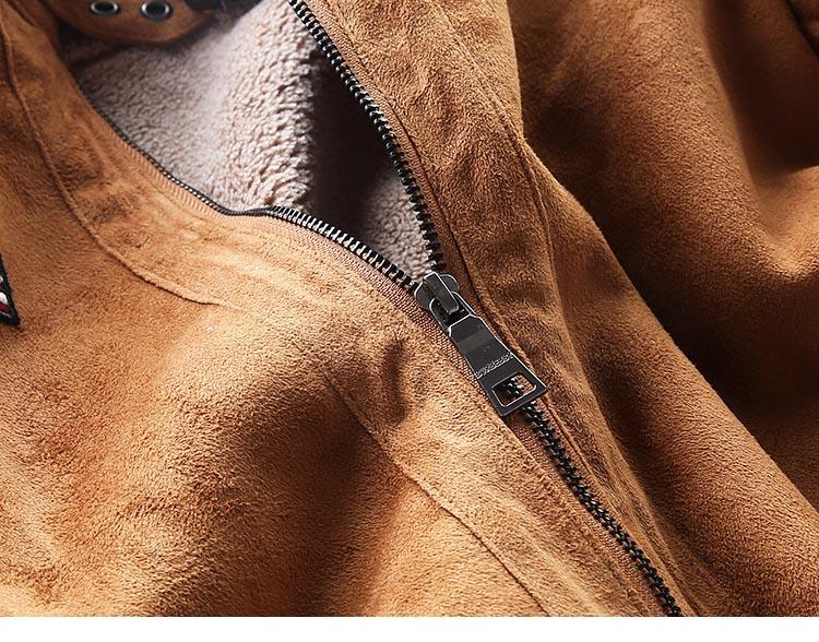 2021 Men Coat Winter Thicken Warm Men Fleece Jacket