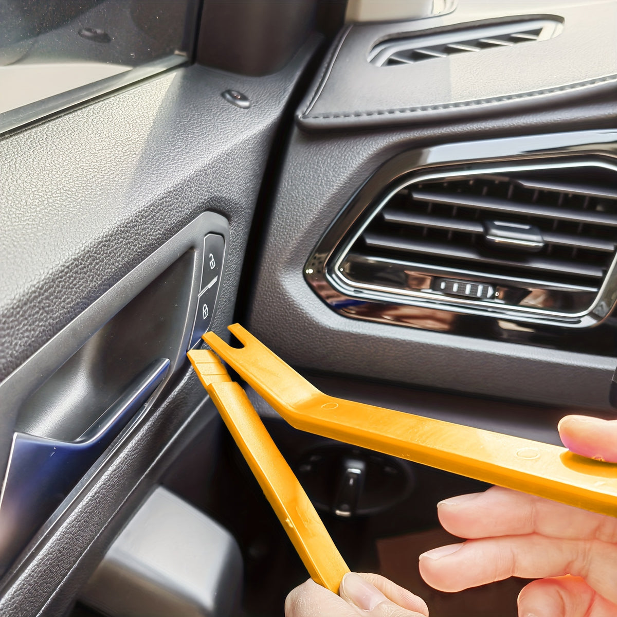 Universal Car Interior Removal Tool Kit,  Pry Tool Kit For Removing Door Cleats And Audio Dashboard