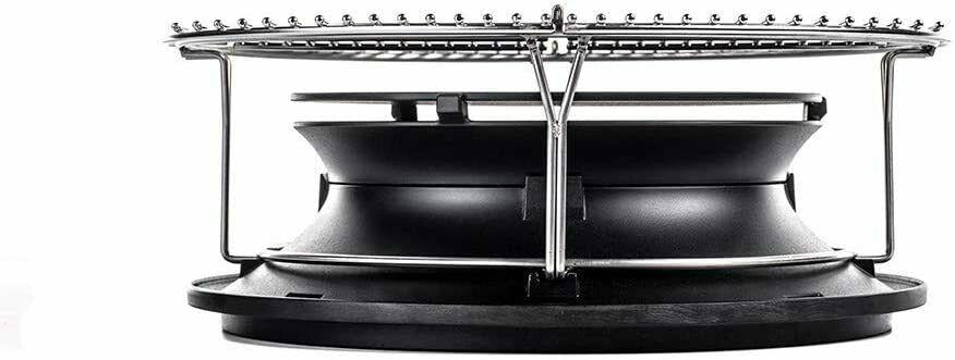 Kamado Joe KJ-Hyper Classic SloRoller with Cooking Rack, Black