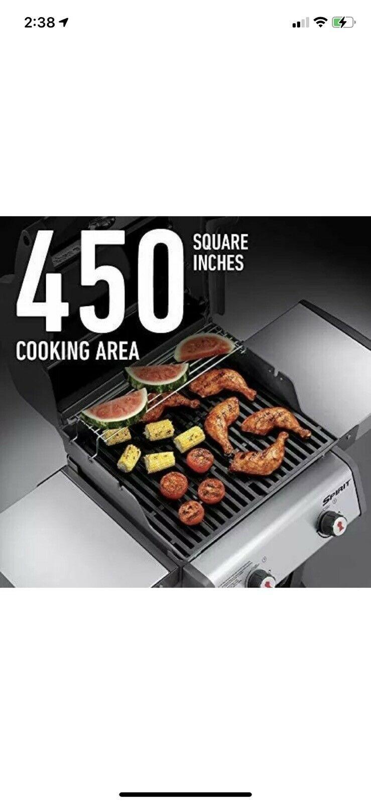 46110001 Spirit E-210 Gas Grill Liquid Propane 2-Burner ONLY 1 TO SELL!