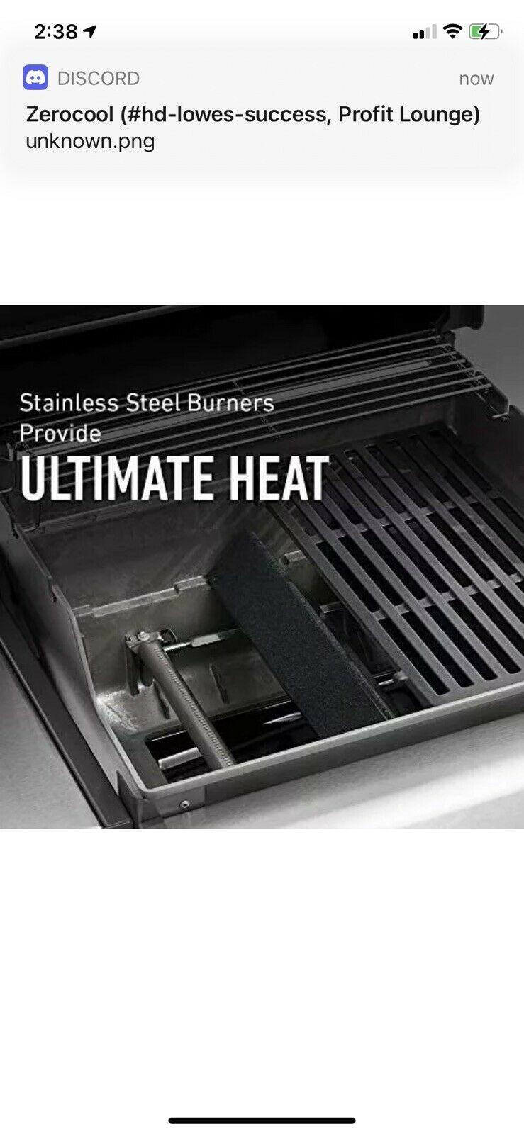46110001 Spirit E-210 Gas Grill Liquid Propane 2-Burner ONLY 1 TO SELL!