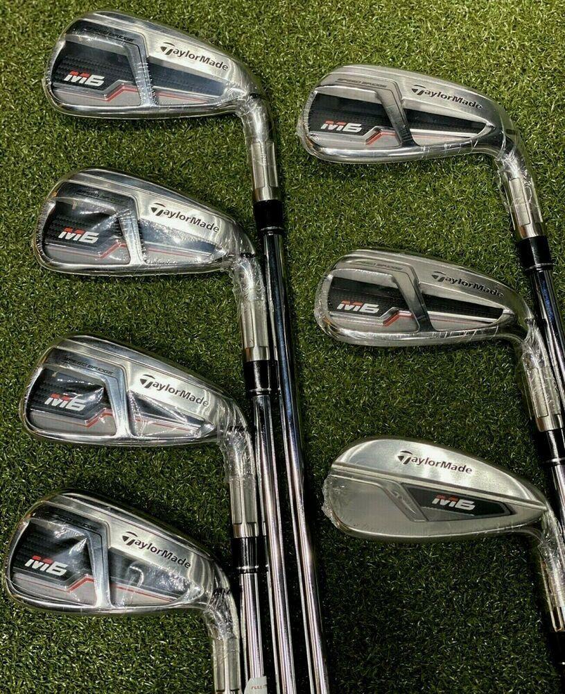 TaylorMade M6 Iron Set 5-AW Steel KBS MAX 85 Regular R-Flex NEW #79663