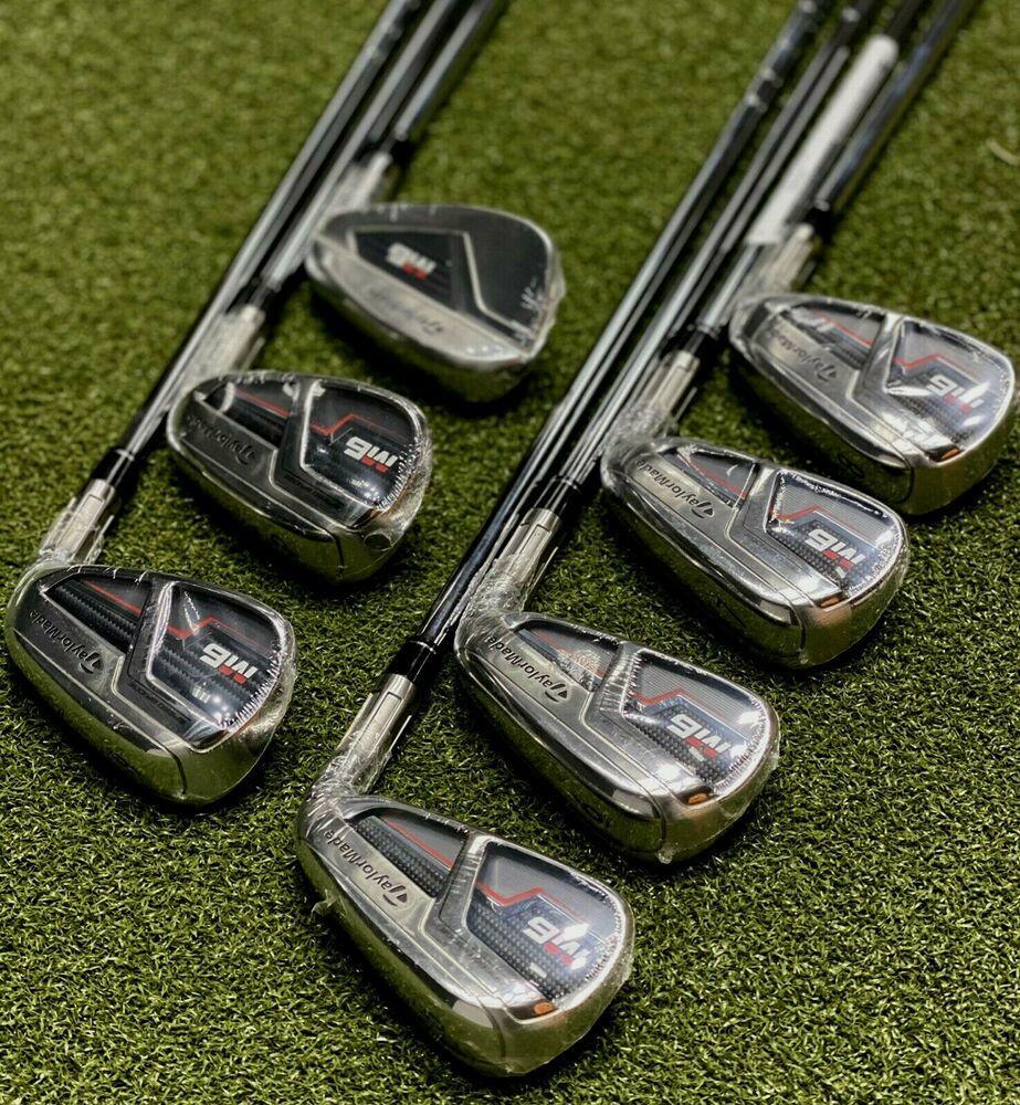 TaylorMade M6 Iron Set 5-AW Steel KBS MAX 85 Regular R-Flex NEW #79663