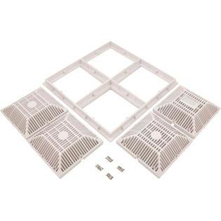 Pool Frame & Grate 18" X 18" ( 2011 ) - White