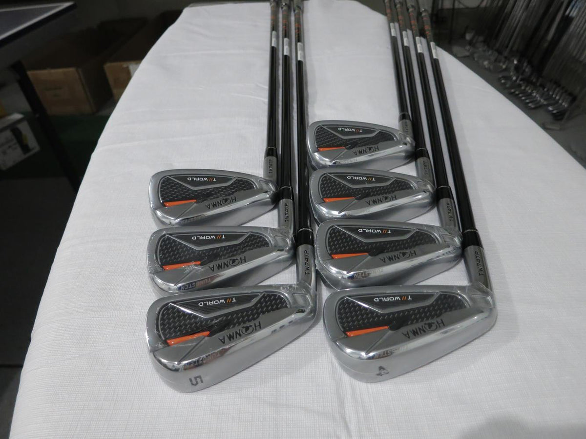 Honma Tour World 747P Iron Set - 4-10 - Vizard 85 Regular Graphite - NEW - LH
