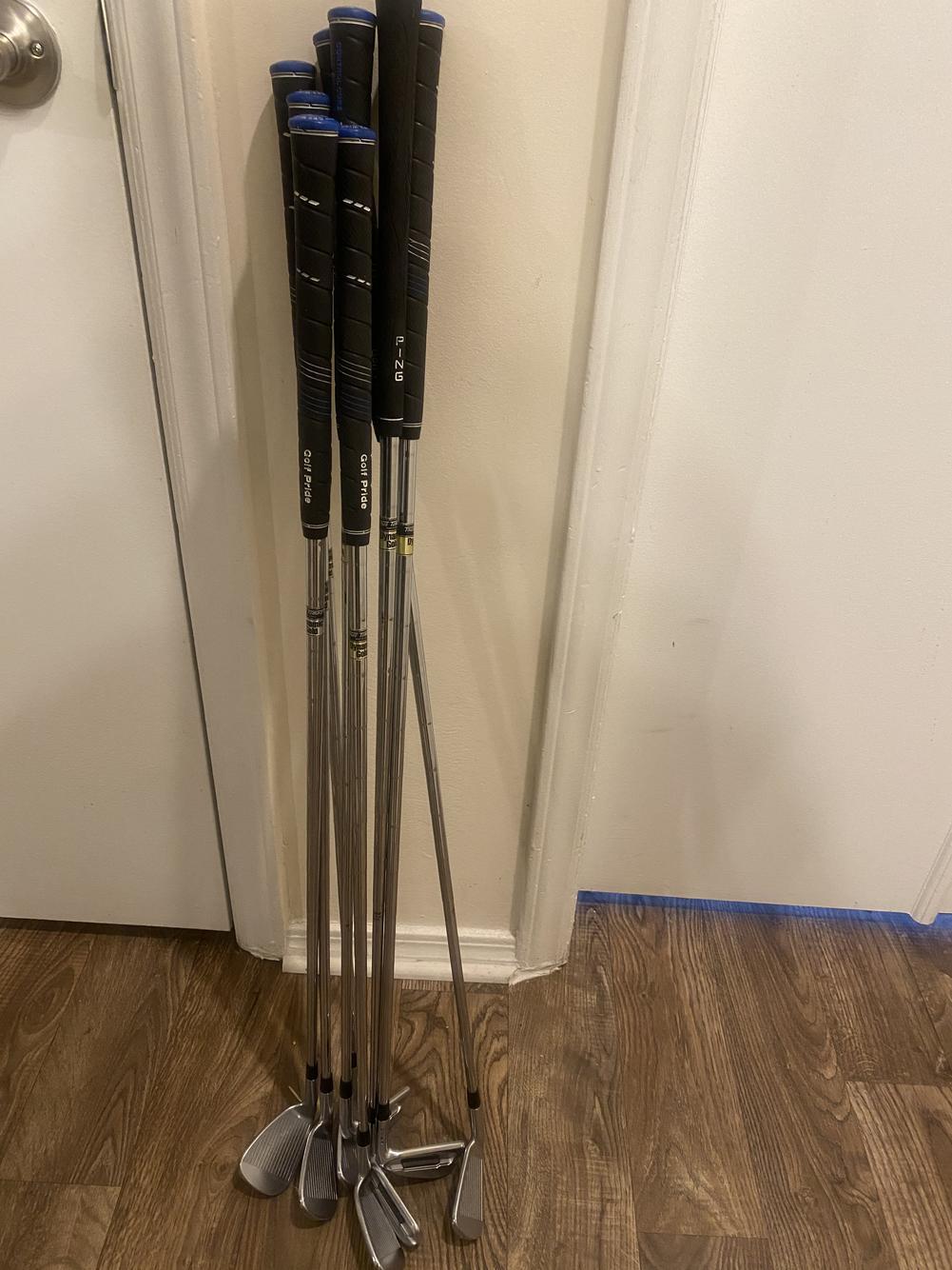 Used Men's Ping Right Handed S57 Iron Set Stiff Flex Steel Shaft