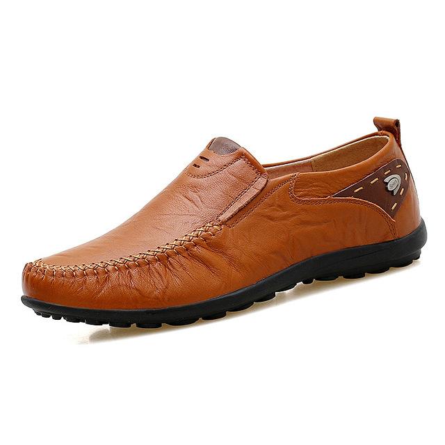 Shoes - 2021 New Soft Leather Handmade Casual Men's Shoes