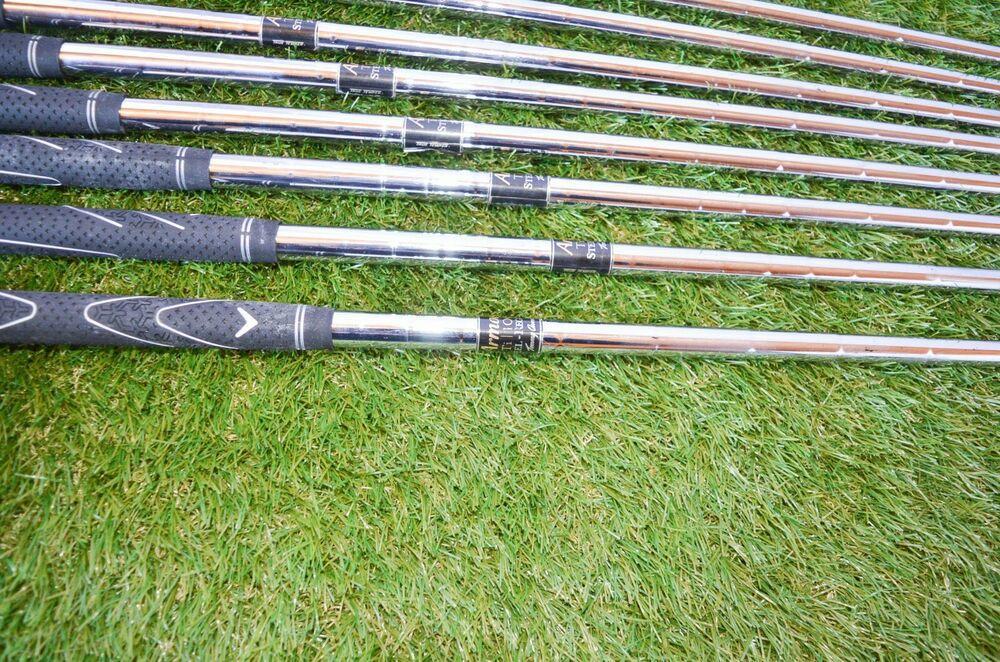Tommy Armour 	Pure Ti 100	Iron Set	Right Handed 	37.5"	Steel 	Stiff	New Grip
