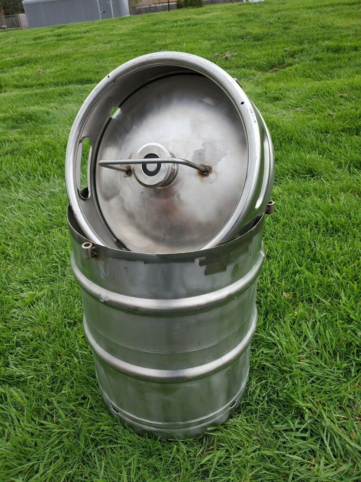 Beer Keg Seafood/Crab Boil Pot With Removable Shelf