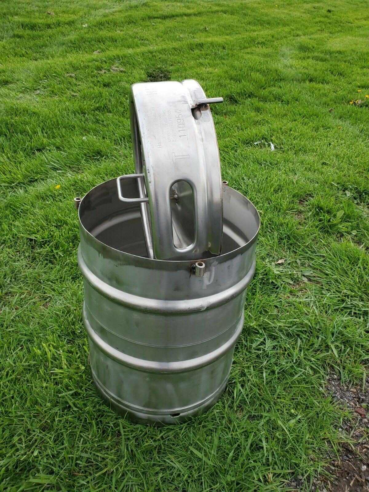 Beer Keg Seafood/Crab Boil Pot With Removable Shelf