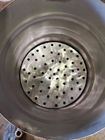 Beer Keg Seafood/Crab Boil Pot With Removable Shelf