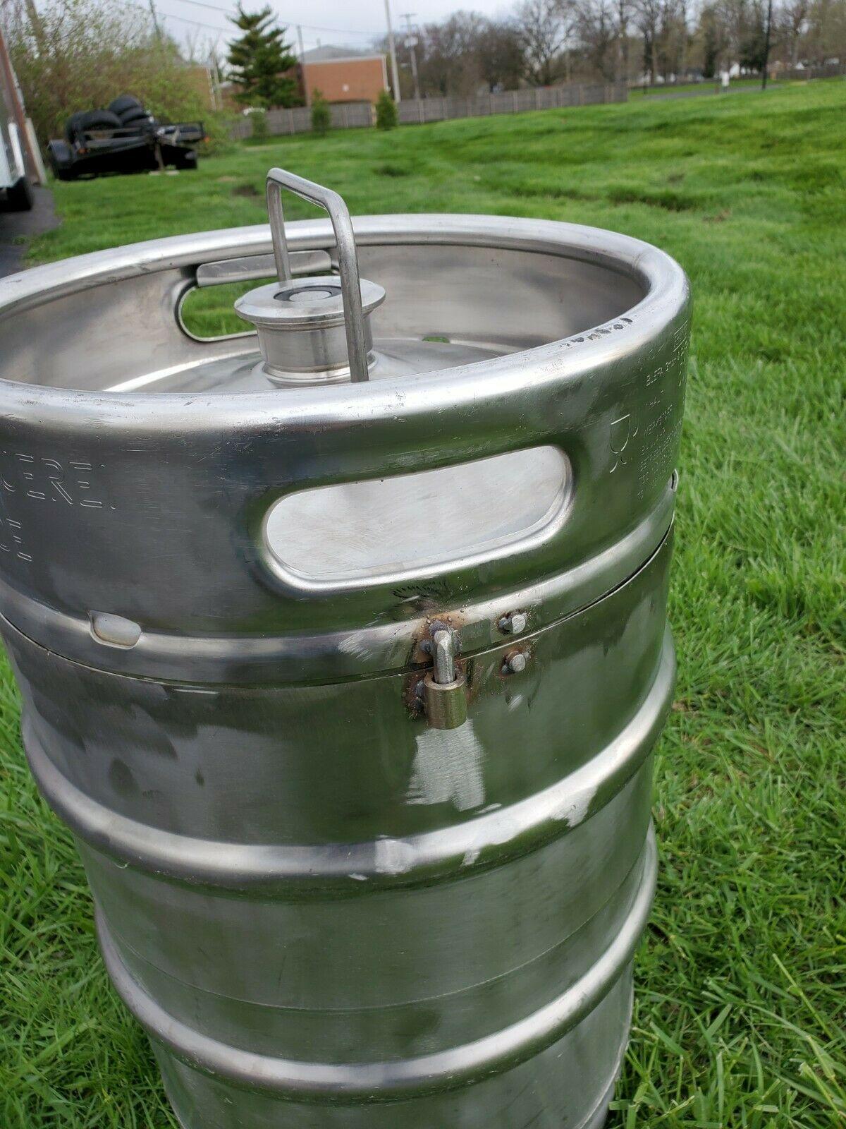 Beer Keg Seafood/Crab Boil Pot With Removable Shelf