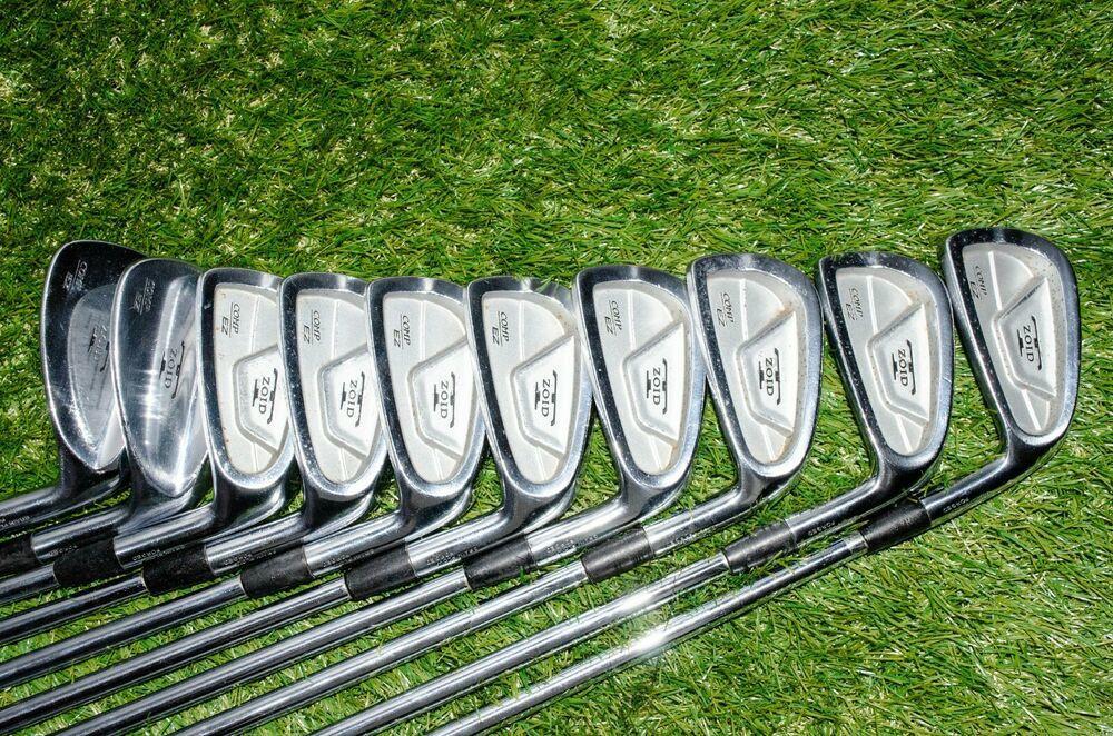 Mizuno 	T Zoid Comp Ez	Iron Set 3-pw,s,f	Right Handed 	37.25"	Steel 	Stiff	New G