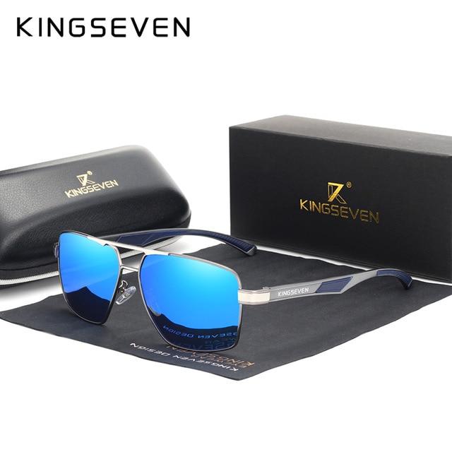 Aluminum Men's Polarized Lens Brand Red Design Temples Coating Mirror Sunglasses