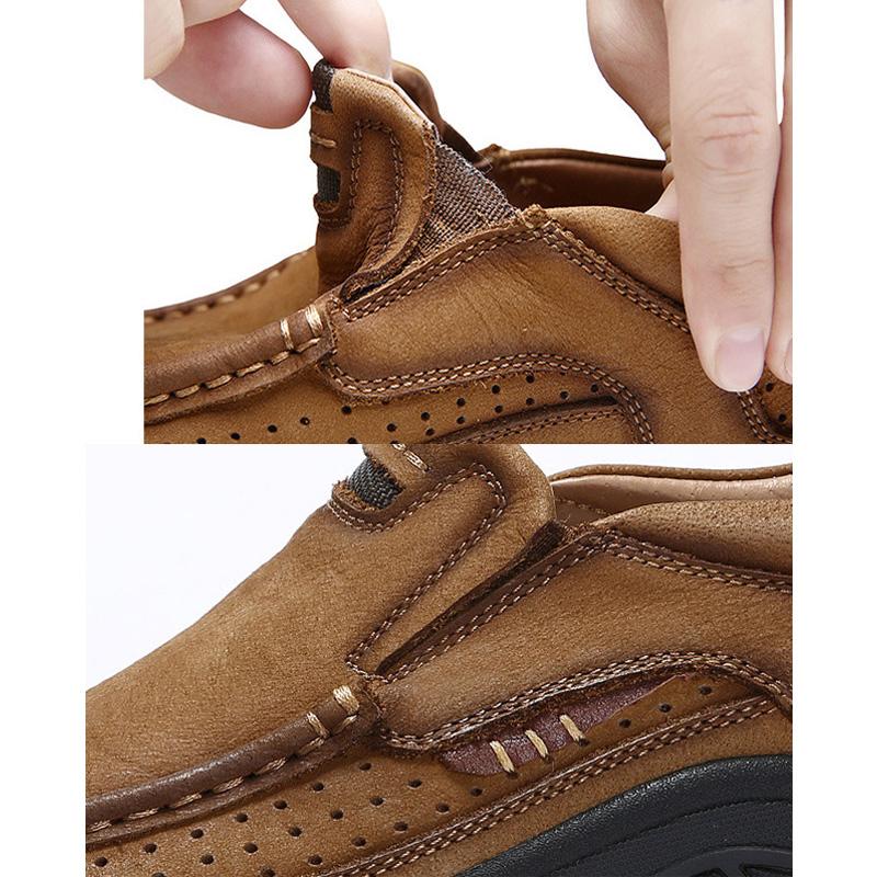 High Quality Men's Comfortable Waterproof Leather Shoes