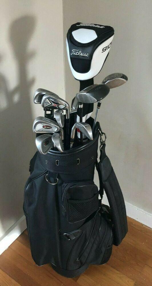 Complete Golf Club Set & Bag, Righty, Cobra, Titleist, Callaway & More + Extras