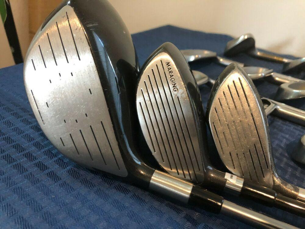 Complete Golf Club Set & Bag, Righty, Cobra, Titleist, Callaway & More + Extras