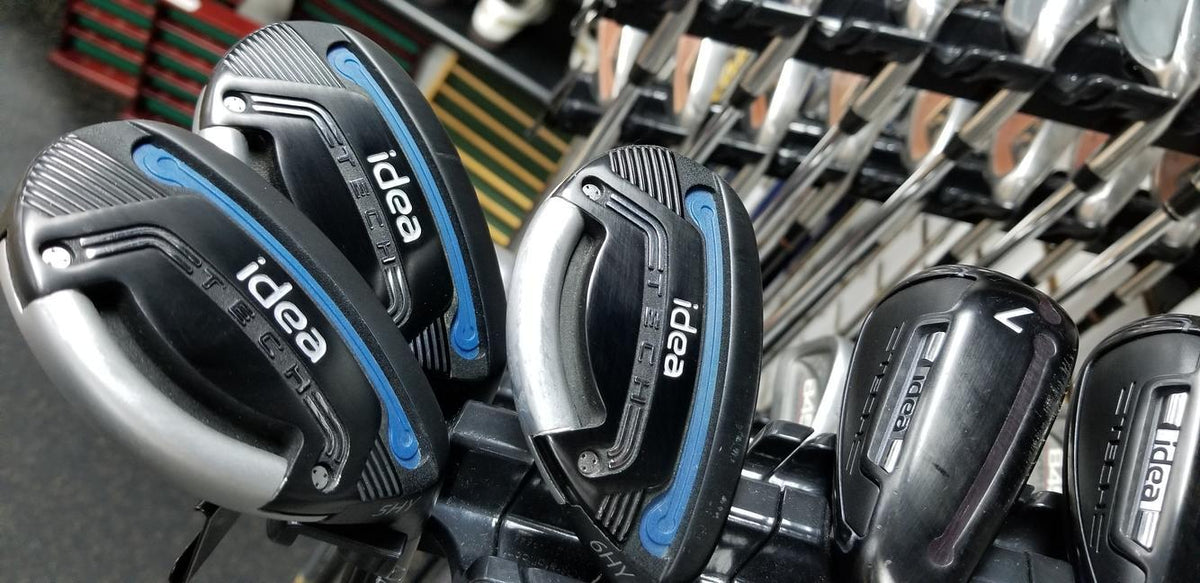 Used Adams Golf Idea Tech 3 4 5 Hyb 6-gw 3i-gw Aw Steel Regular Golf Iron Or Hybrid Sets