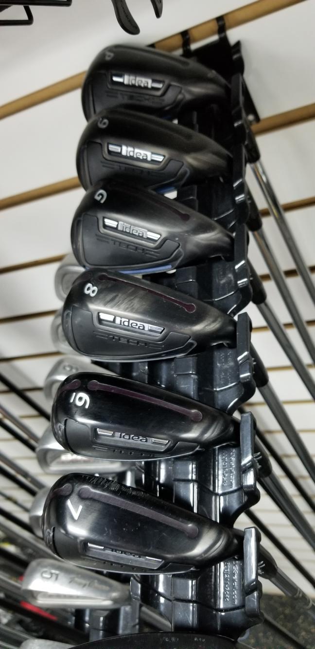 Used Adams Golf Idea Tech 3 4 5 Hyb 6-gw 3i-gw Aw Steel Regular Golf Iron Or Hybrid Sets