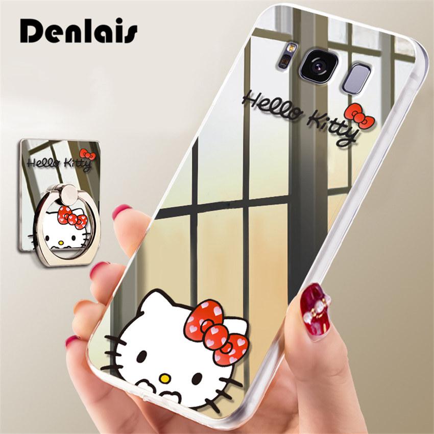 Phone Case - Ultra Thin Clear Mirror Cute Case For Samsung Galaxy S9 S8 Note8