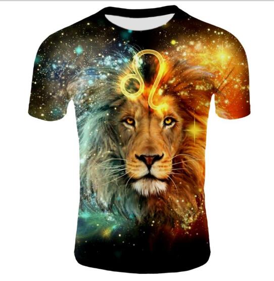 Summer Men's 3D Printed T-shirt