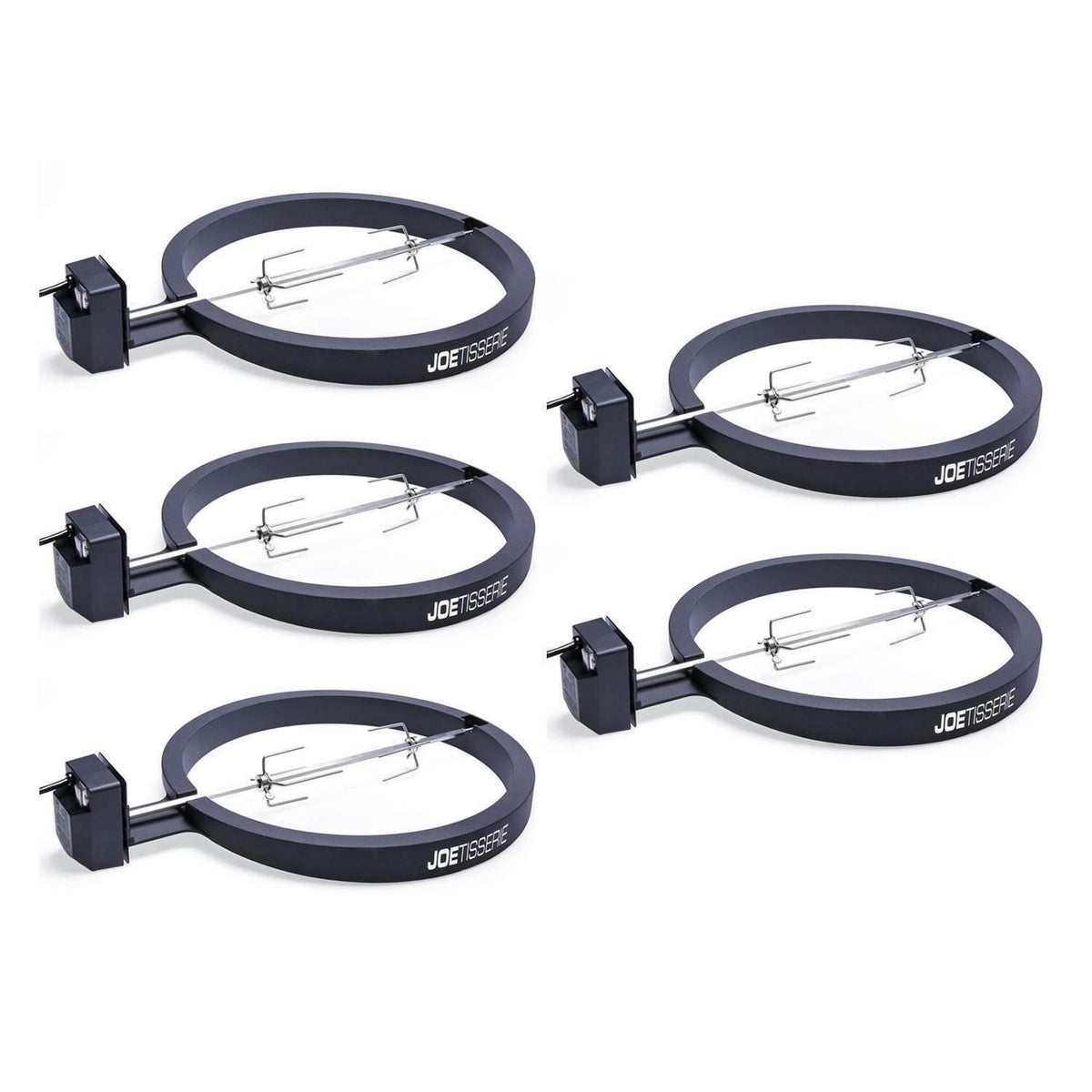 Kamado Joe JoeTisserie Cast Aluminum Spit Rod & Forks Rotisserie (5 Pack)