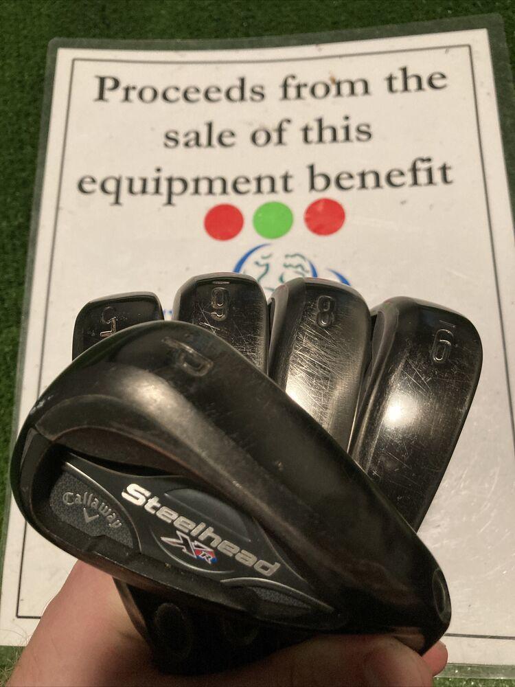 Callaway Steelhead XR Pro Irons Set 5-PW (no 7) Stiff Steel Shafts