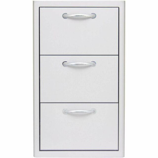 Blaze 16-Inch Stainless Steel Triple Access Drawer